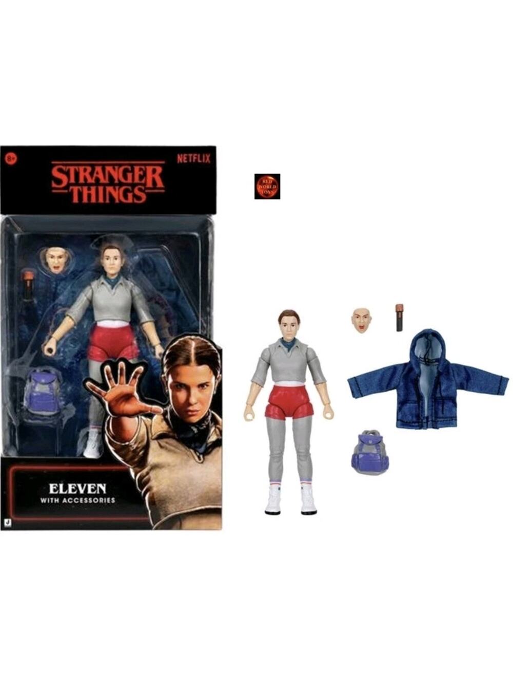 Stranger Things Eleven Upside Down Collector Figure 6” Highly Detailed Figure